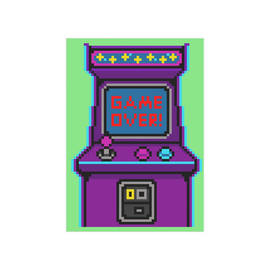 Arcade 'Game Over' Print