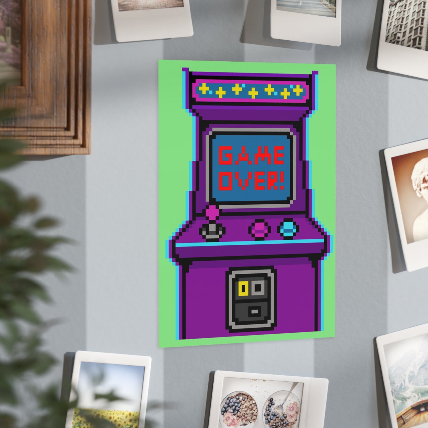 Arcade 'Game Over' Print
